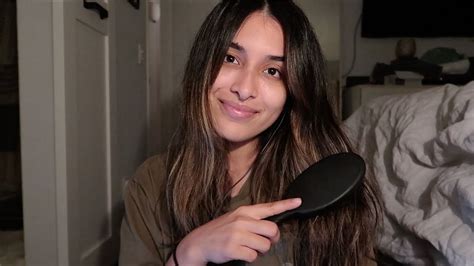 Asmr Brushing My Hair And Doing My Nightly Skin Care Routine So Many