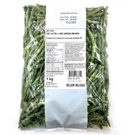 Frozen Extra Fine Green Beans Ardo Aubut 2454