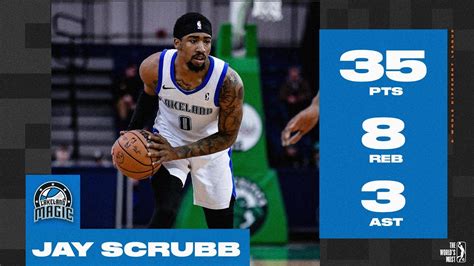 Jay Scrubb EXPLODES For 35 PTS In Game Against The Delaware Blue Coats