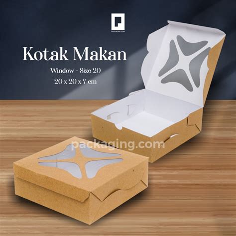 Jual Box Nasi Window Uk X X Box Makan Dus Nasi Box Kue R K