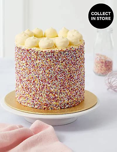 Rainbow Layers Cake Serves 12 Mands