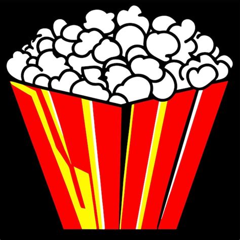 Premium Vector Popcorn Vector Illustration