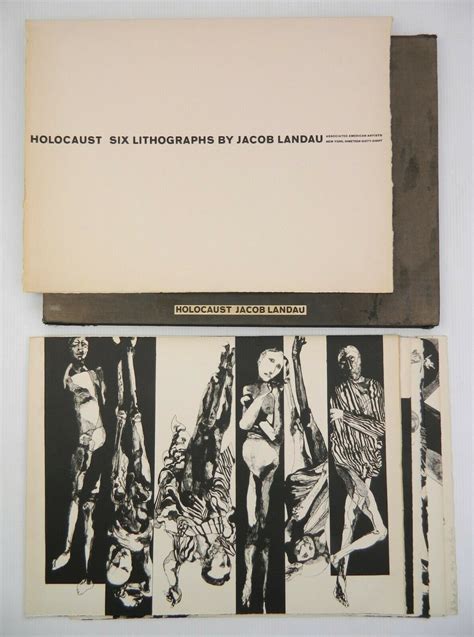 Jacob Landau Portfolio Of 6 Lithographs Holocaust Etsy