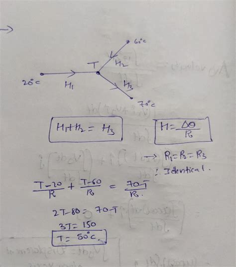 Three Identical Thermal Conductors Are Connected As Shown In Figure