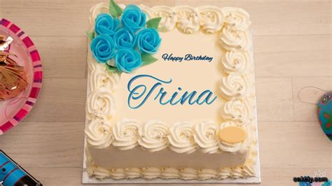 🎂 Happy Birthday Trina Cakes 🍰 Instant Free Download