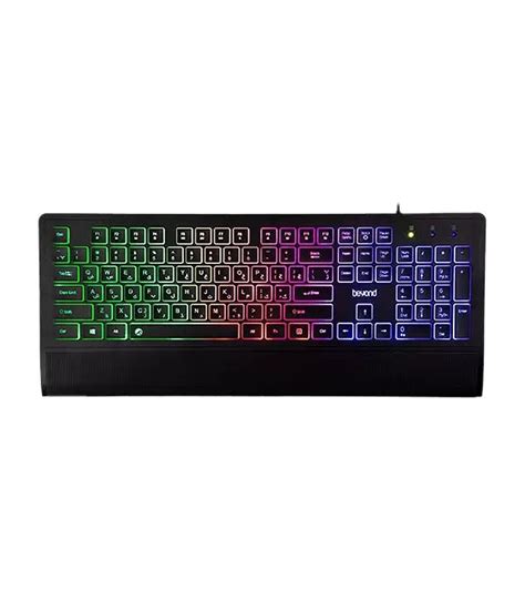 قیمت کیبورد بیاند Bk 7210rgb با حروف فارسی لاجی لوک