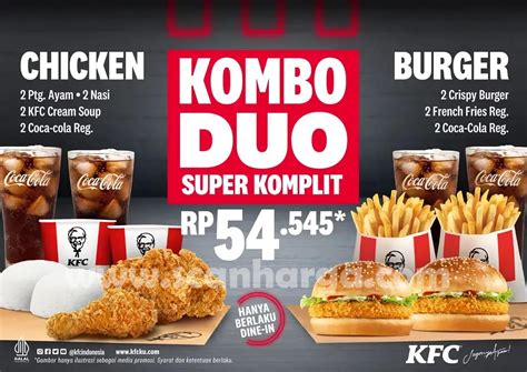 PROMO KFC Awal Bulan Februari 2023 Ada Paket Kombo Duo Makan Berduo