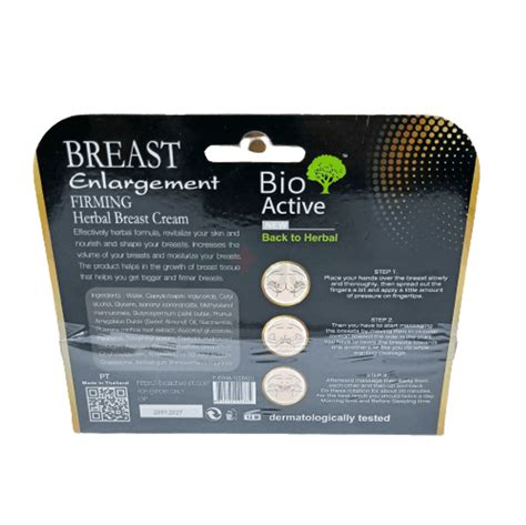 Bio Active Breast Enlargement Firming Herbal Breast Cream Cream Gm