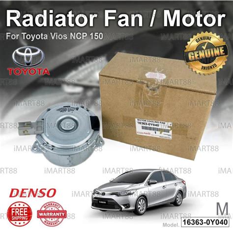 Original Toyota Vios Ncp Ncp Radiator Fan Motor Moto Kipas