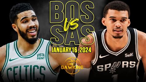 Boston Celtics Vs San Antonio Spurs Full Game Highlights January