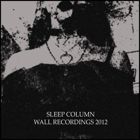 Wall Recordings 2012 By Sleep Column Album Harsh Noise Wall Reviews