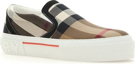 Burberry Curt Vintage Check Slip-On Sneakers - ShopStyle
