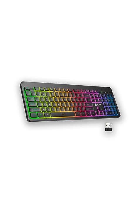 Klim Chroma Wireless Gaming Keyboard Rgb New 2024 Long Lasting Rechargeable Battery Quick