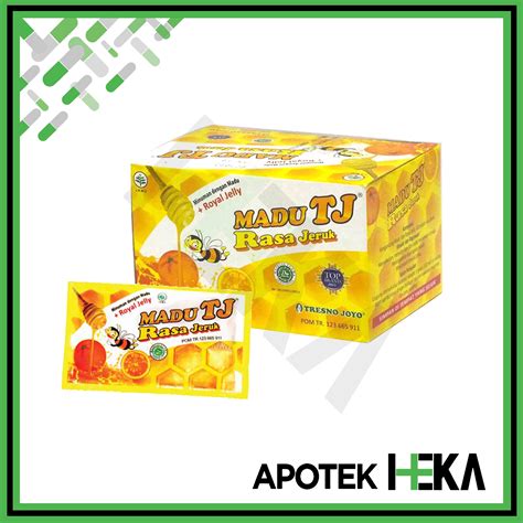 Madu TJ Sachet Jeruk Box Isi 12 Lazada Indonesia