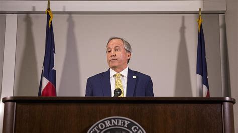 Ken Paxton Texas Ag Named In Federal Investigation Request