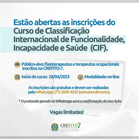 Curso de Classificação Internacional de Funcionalidade Incapacidade e