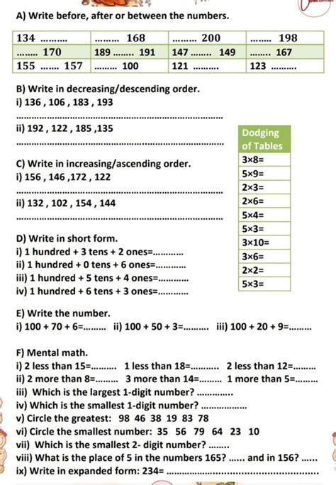 Grade 1 Math Worksheets Worksheet Digital Worksheets Library