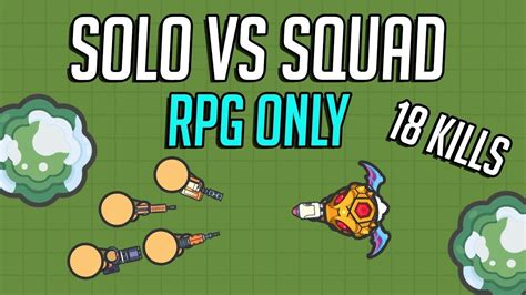 Zombs Royale Solo Vs Squad Only Rpg Challenge Kills Youtube