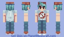 FNF boyfriend Minecraft Skin