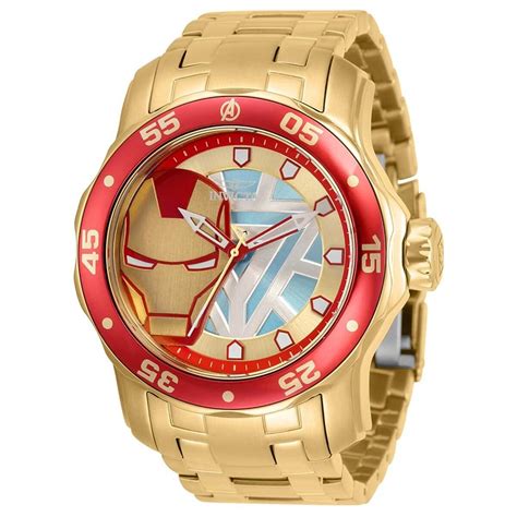 Buy Invicta Marvel Ironman Quartz Men S Watch At Amazon In