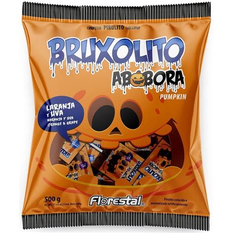 Pirulito Bruxolito Ab Bora Laranja E Uva Florestal G J A Doces