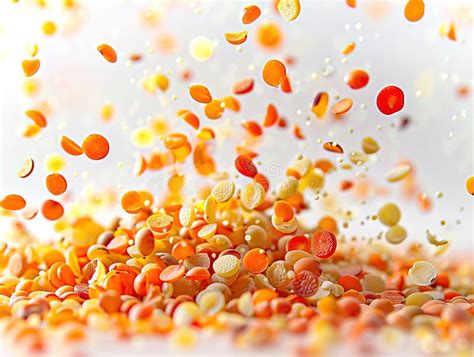 Photography Of Lentils Falling From The Sky Hyperpop Colour Scheme