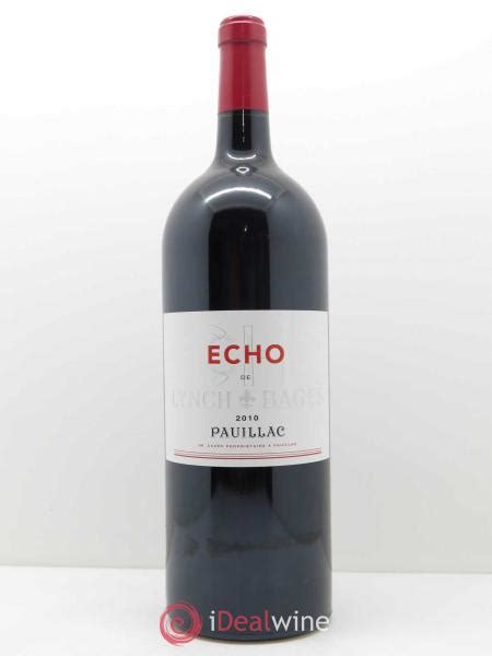 Acheter Echo De Lynch Bages Second Vin 2010 Lot B2110040 14324