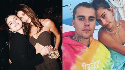 Selena Gomez Poses With Ex Justin Bieber S Wife Hailey Bieber Amid Feud