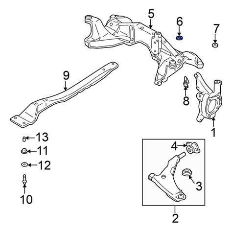 Mitsubishi OE MB910464 Front Suspension Crossmember Stop