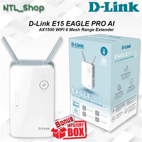 Jual DLink E15 EAGLE PRO AI AX1500 WIFI 6 Mesh Range Extender Kota