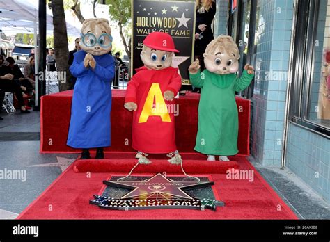 Los Angeles Mar 14 Alvin And The Chipmunks At The Alvin And The