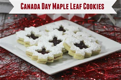 Canada Day Maple Leaf Cookies Recipe Ottawa Mommy Club Ottawa Mommy