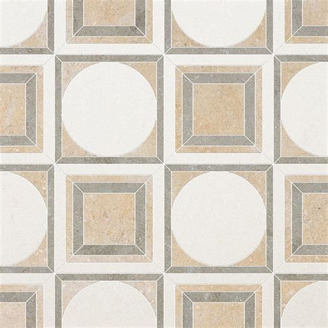 Champagne Seashell Olive Green Multi Finish Cicero Limestone Waterjet