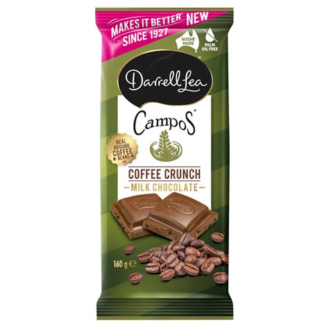 Campos Coffee Crunch Chocolate 160g Darrell Lea