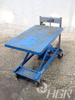 Used Hanaoka Sharyo Dandy Southworth Lift Table Hgr Industrial