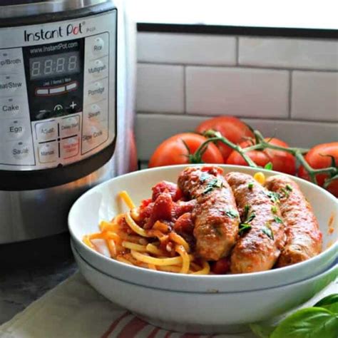 Instant Pot Italian Sausage And Bell Pepper Sauce Katies Cucina