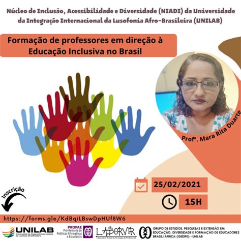 Inscrições abertas para a palestra sobre Formação de professores em