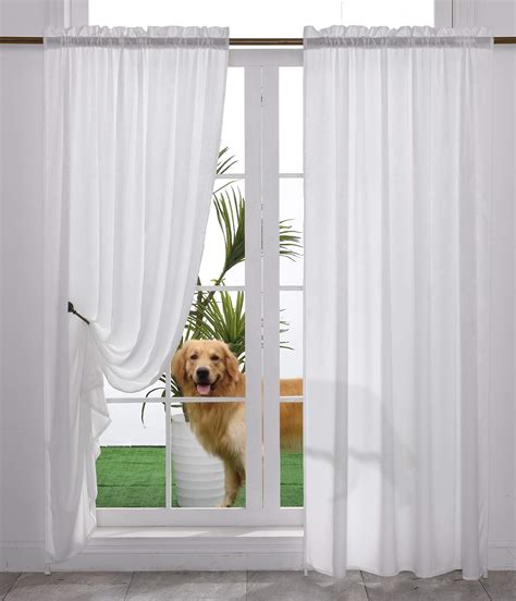 Yancorp Non-See-Through Velvet Opaque Privacy Curtains 2 Panels Drapes ...