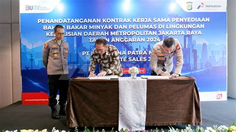 Dukung Operasional Polda Metro Jaya Pertamina Pasok BBM Dan Pelumas