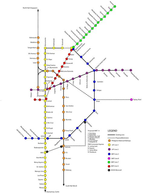 Lrt 2 Map Lrt Line 2 Map Philippines