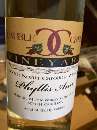 Cauble Creek Vineyard Phyllis Ann Vivino Us