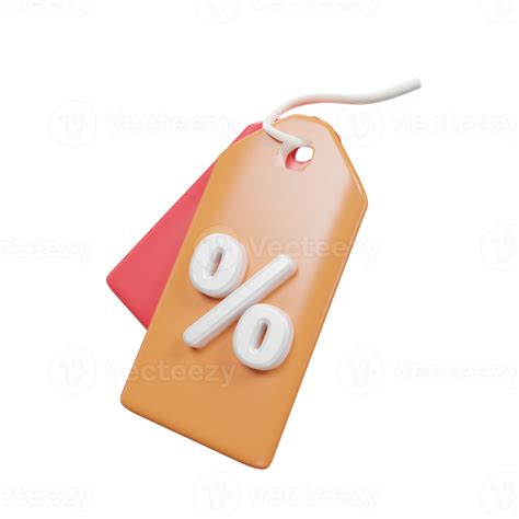 Tag Price Icon 3d 22317150 Png