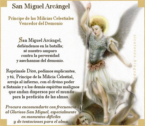 Pr Cticas De Piedad Y Devocionario Cat Lico San Miguel Arc Ngel