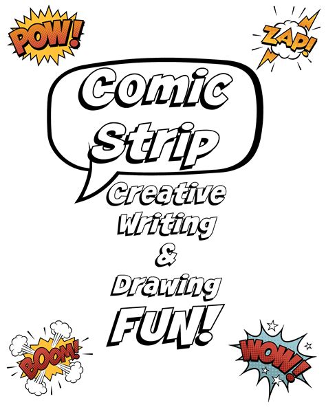 Comic Strip Creative Writing & Drawing Fun + Planner - Rock Your Homeschool