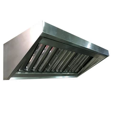 Stainless Steel Commercial Kitchen Hood For Restaurant Airflow Volume