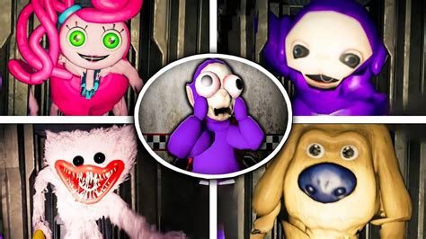 10 Huggy Wuggy Mods In Poppy Playtime Tinky Winky Plays Poppy Playtime Mods Compilation