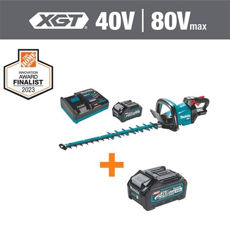 Makita Xgt 40v Max Brushless Cordless 24 In Hedge Trimmer Kit 40ah With Bonus Xgt 40v Max 4