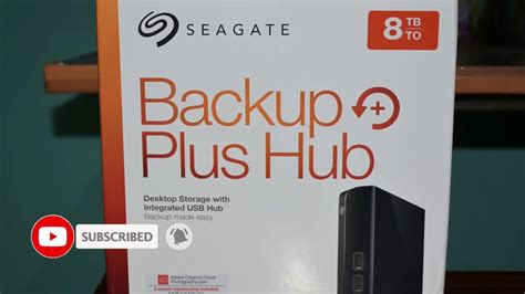 Seagate Backup Plus Hub Tb Unboxing Desktop Storage Integrated Usb