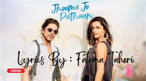 Jhoome Jo Pathaan Lyrics Translation Into English Arijit Singh Youtube