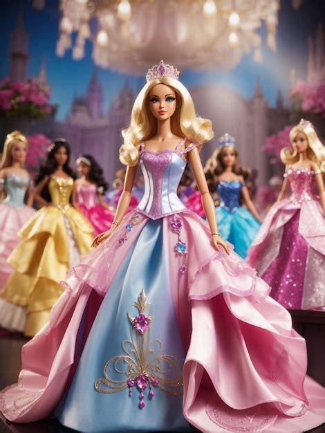 Extravag Ncia Da Princesa Dos Contos De Fadas Da Barbie Foto Premium